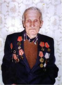 Воевал в Белоруссии под Витебском.  Был ранен в ногу (ампутация). Комиссован по ранению.
