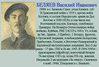 БЕЛЯЕВ Василий Иванович