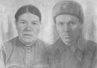 Пачаев Егор Леонтьевич  с супругой Анной