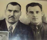 Фарченков Иван Васильевич(слева) и Сын Фарченков Иван Иванович