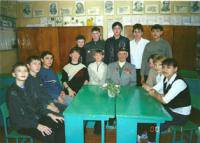 Хафизов Салих  встреча с школьниками